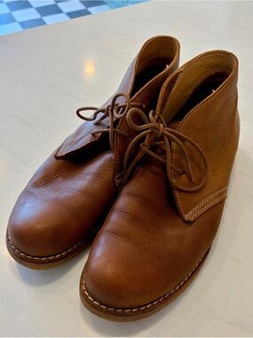Roots Brown Leather Desert Chukka Boots Made in Canada 11.5D